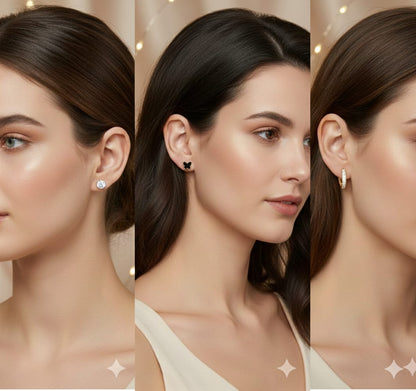 Elegant Earrings Pack of 3 ER02