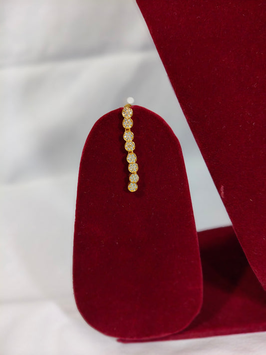 American Diamond Rose Gold Necklace HJ07