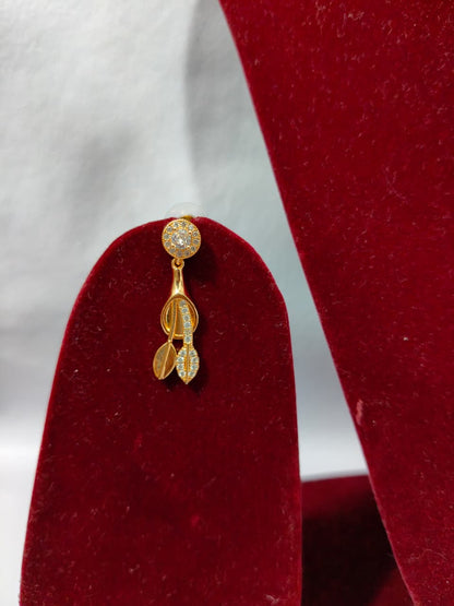 American Diamond Rose Gold Necklace HJ24